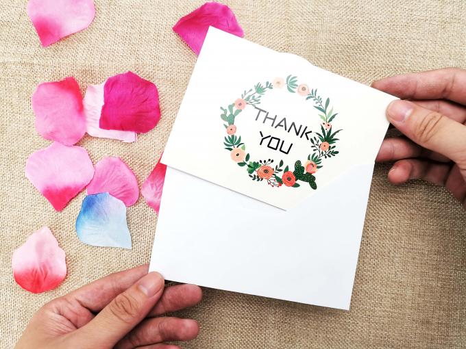 300gm Kaplı Kağıt Küçük İşletmeler için Özel Kart Baskı Laminasyon CMYK Renk 3