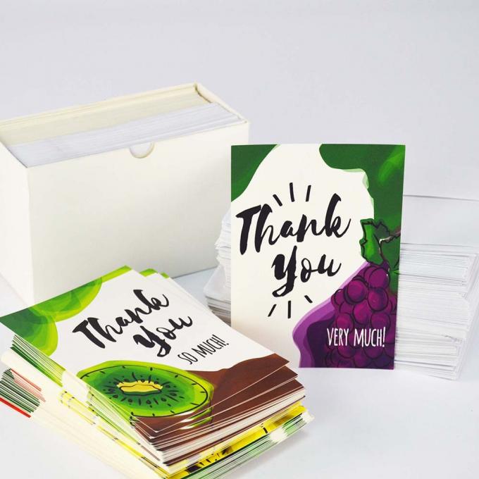 300gm Kaplı Kağıt Küçük İşletmeler için Özel Kart Baskı Laminasyon CMYK Renk 6