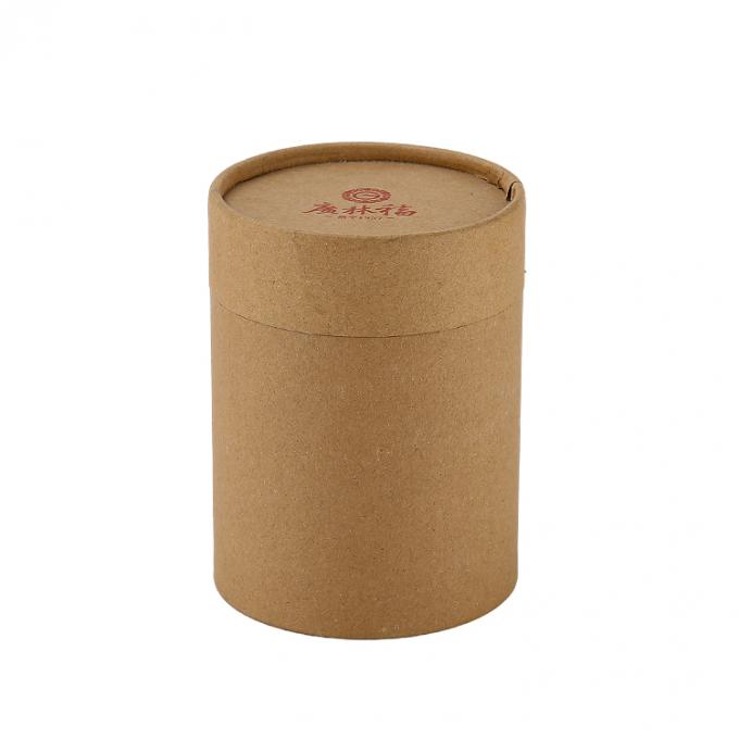 Özel Logo Gıda Derecesi Geri Dönüştürülmüş Silindir Paket Kutusu Kraft Kağıt Karton Tüpler CMYK 3