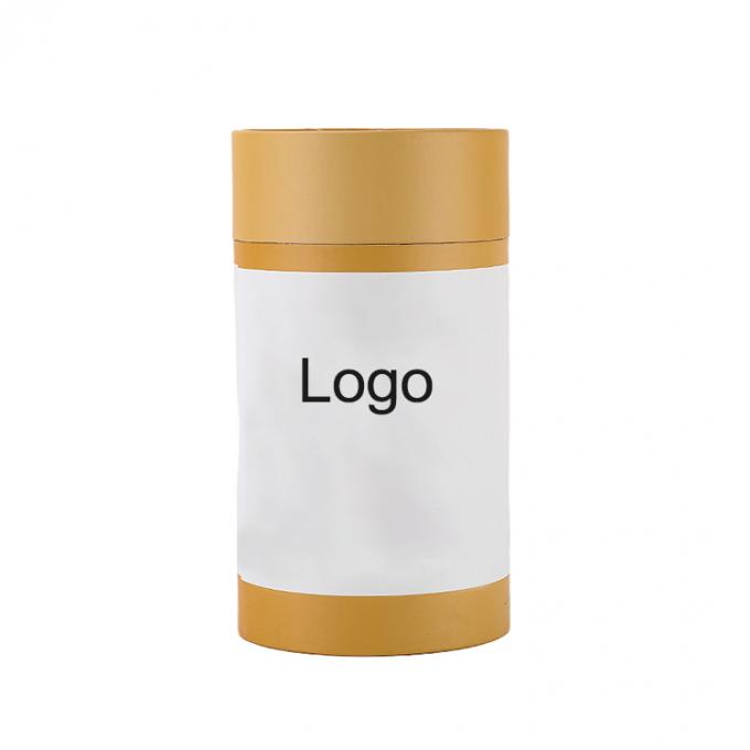 Özel Logo Gıda Derecesi Geri Dönüştürülmüş Silindir Paket Kutusu Kraft Kağıt Karton Tüpler CMYK 7
