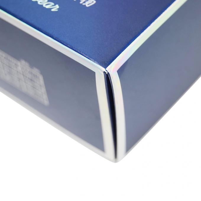 Basılı Erkek Çorapları İç Çamaşır Paketleme Hediye Kutusu Açık Pencereli CMYK Pantone Rengi 4