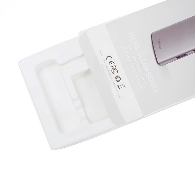 Elektronik ürünler için perakende stand kutusu Özel şekillendirme kutusu USB veri kablosu ambalajı 4